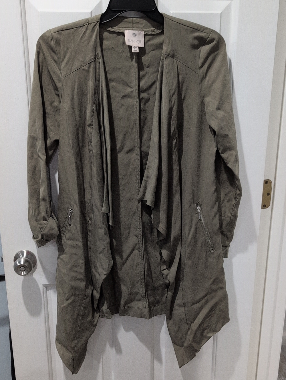 Elaine Rose Lightweight Olive Jacket